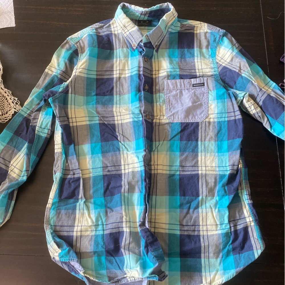 Blue Oakley Polo